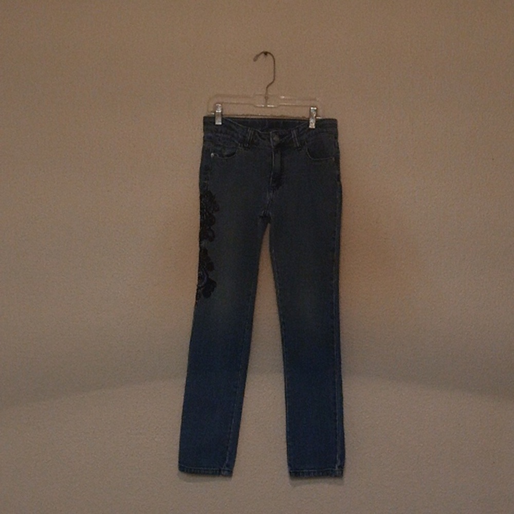 Faded Glory denim blue jeans 👖 size small 10 girls